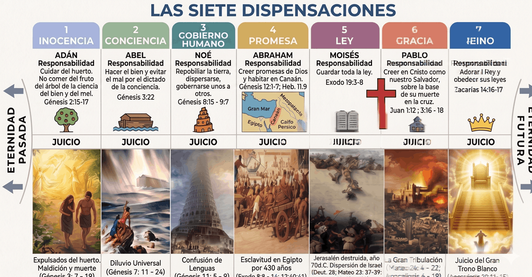 Hermenéutica Dispensacional 1 dispensaciones cronologicamente